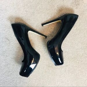 CITY STREETS Katya Stilettos Platform Heels Black